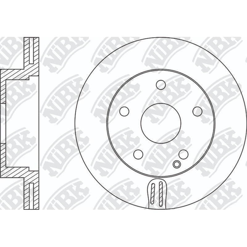 NIBK Rotor RN31001DSET 288mm x 25min
