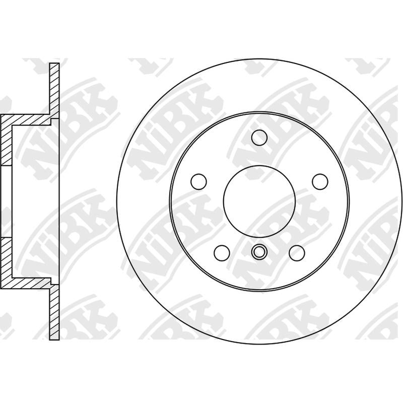 NIBK Rotor RN32002 298mm x 10min