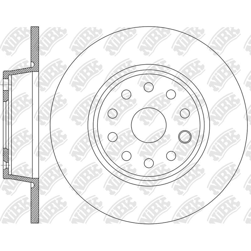 NIBK Rotor RN33004DSET 272mm x 9.7min
