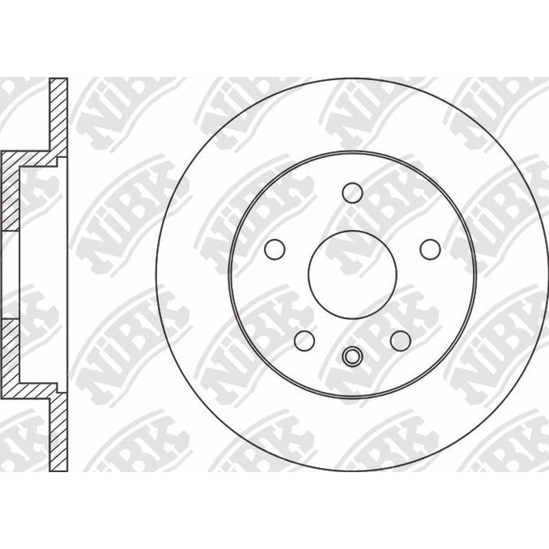 NIBK Rotor RN34002DSET 268mm x 12min
