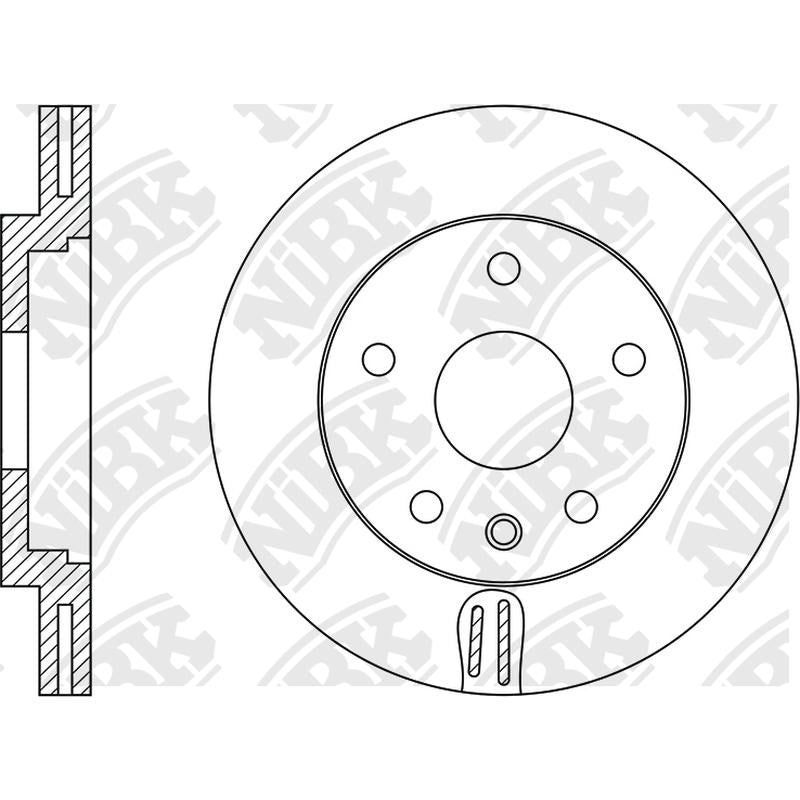 NIBK Rotor RN34003V 300mm x 26min