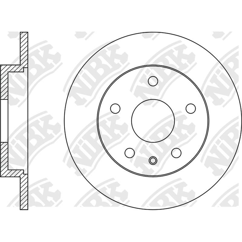 NIBK Rotor RN34004 292mm x 12.5min