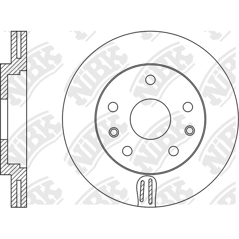 NIBK Rotor RN43005V 296mm x 26min