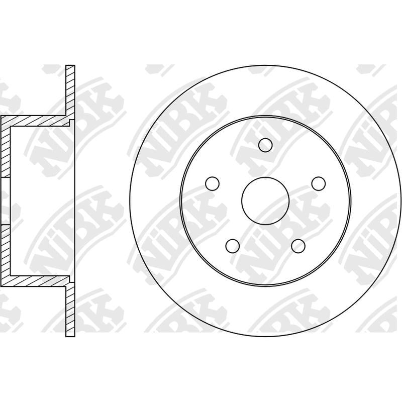 NIBK Rotor RN43006 300mm x 11min