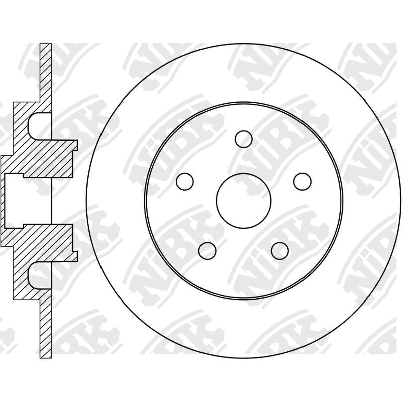 NIBK Rotor RN43006H 300mm x 11min