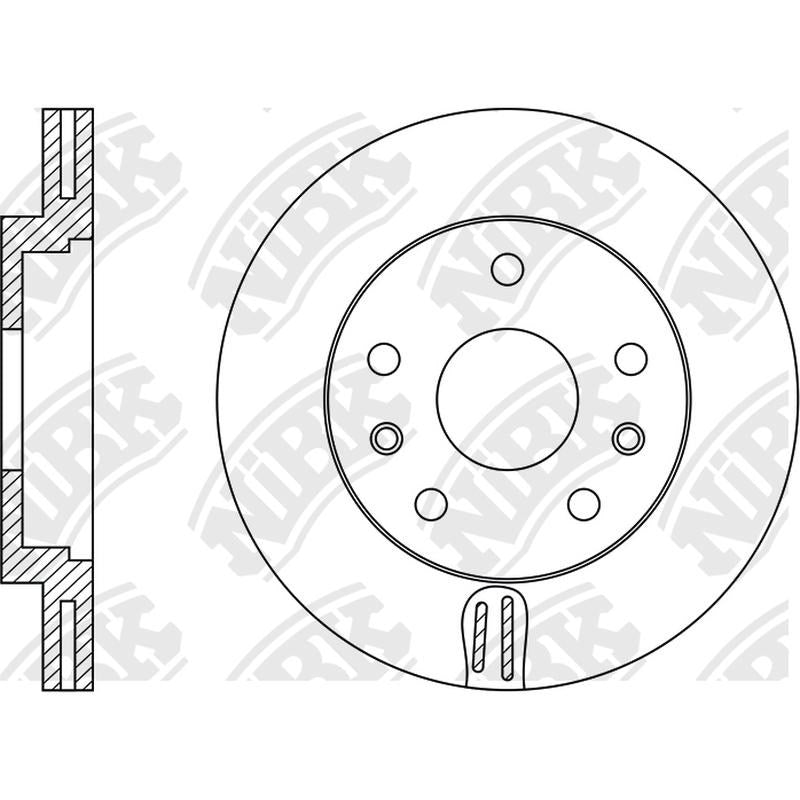 NIBK Rotor RN43007V 280mm x 24min