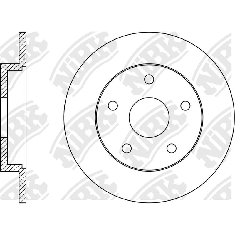 NIBK Rotor RN51002 271mm x 11min