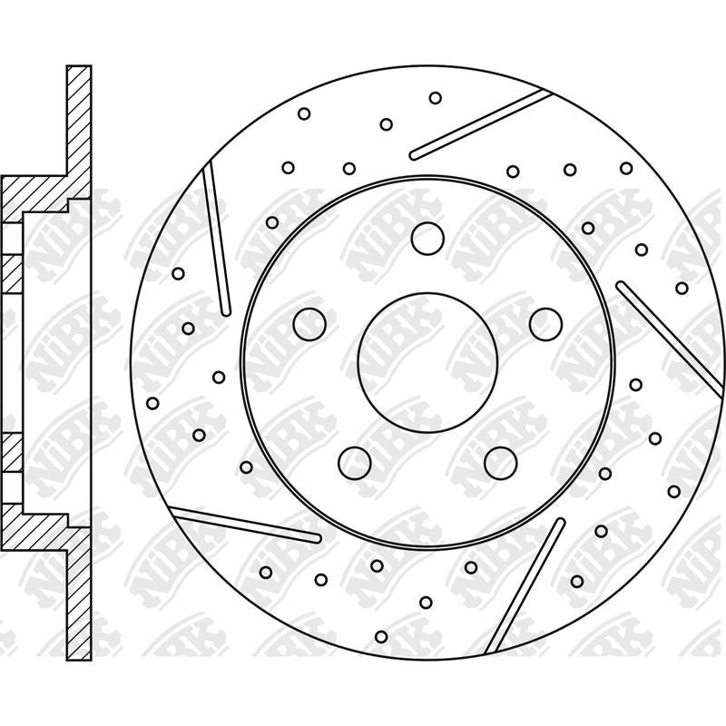 NIBK Rotor RN51002DSET 271mm x 11min