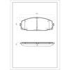 SURESTOP BRAKEPAD SP0003 #B58