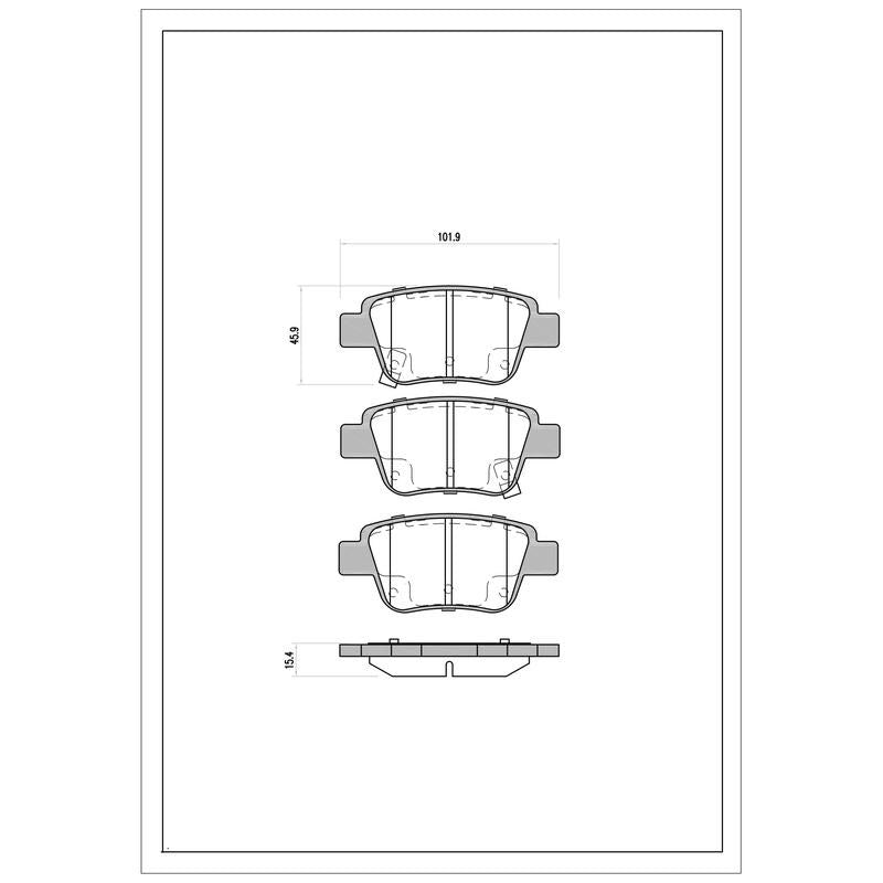 SURESTOP BRAKEPAD SP0005 #A27