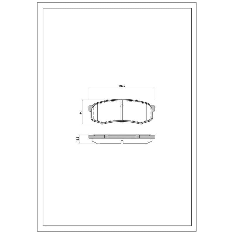 SURESTOP BRAKEPAD SP0019 #A55