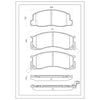 SURESTOP BRAKEPAD SP0049 #B40