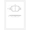 SURESTOP BRAKEPAD SP0206 #B25