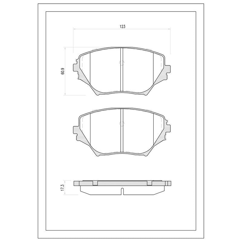 SURESTOP BRAKEPAD SP0213 #B43