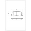 SURESTOP BRAKEPAD SP0224 #A32