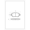 SURESTOP BRAKEPAD SP0245 #A22