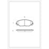 SURESTOP BRAKEPAD SP0306 #A14