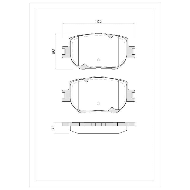SURESTOP BRAKEPAD SP0326 #B31