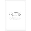SURESTOP BRAKEPAD SP0374 #A13