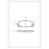 SURESTOP BRAKEPAD SP0382 #A8
