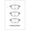 SURESTOP BRAKEPAD SP0385 #A2
