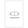SURESTOP BRAKEPAD SP0390 #A7
