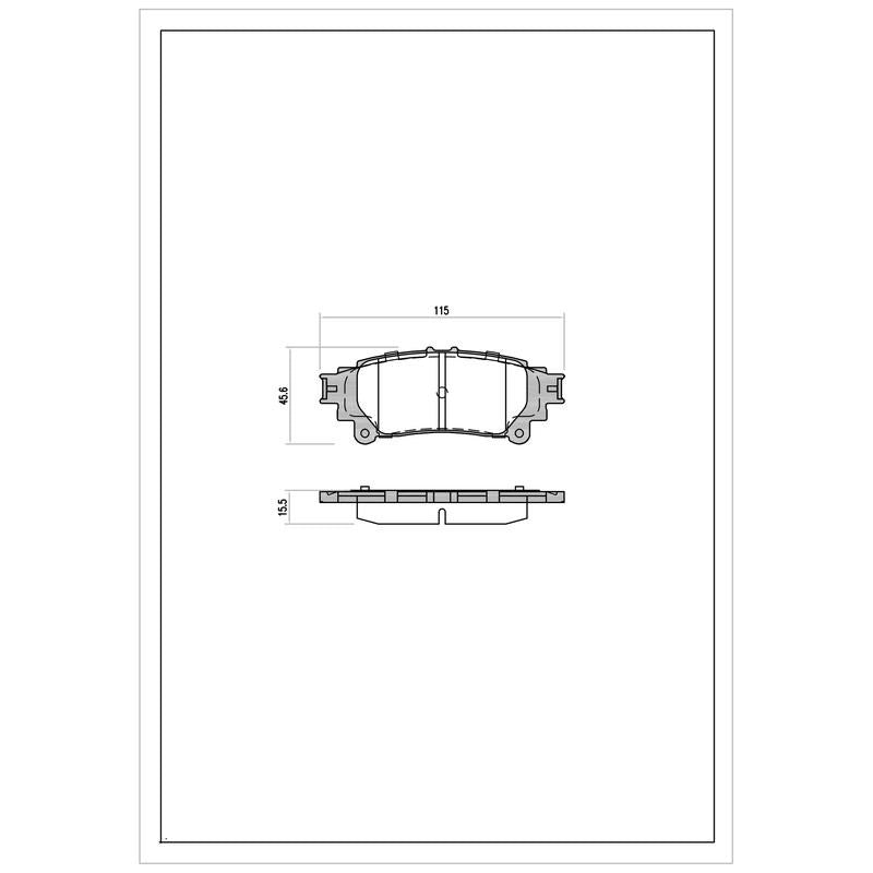 SURESTOP BRAKEPAD SP0612 #A53
