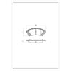SURESTOP BRAKEPAD SP0612 #A53