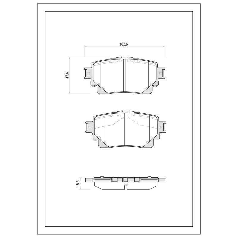 SURESTOP BRAKEPAD SP0634 #B11