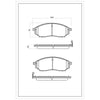 SURESTOP BRAKEPAD SP1210 #A66