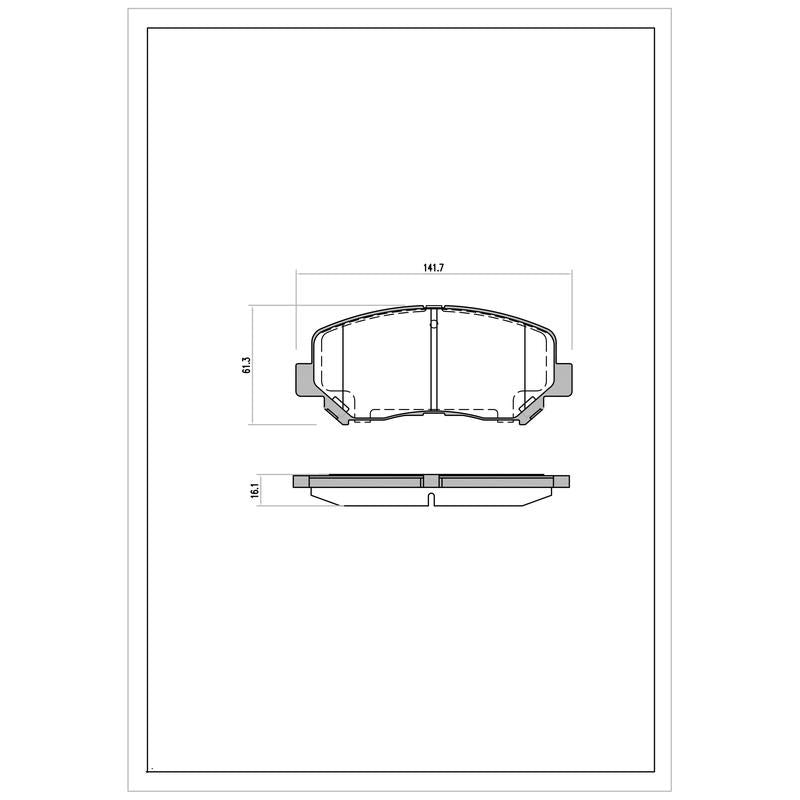 SURESTOP BRAKEPAD SP13765 #A44
