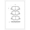 SURESTOP BRAKEPAD SP13768 #A26