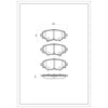 SURESTOP BRAKEPAD SP13769 #A34