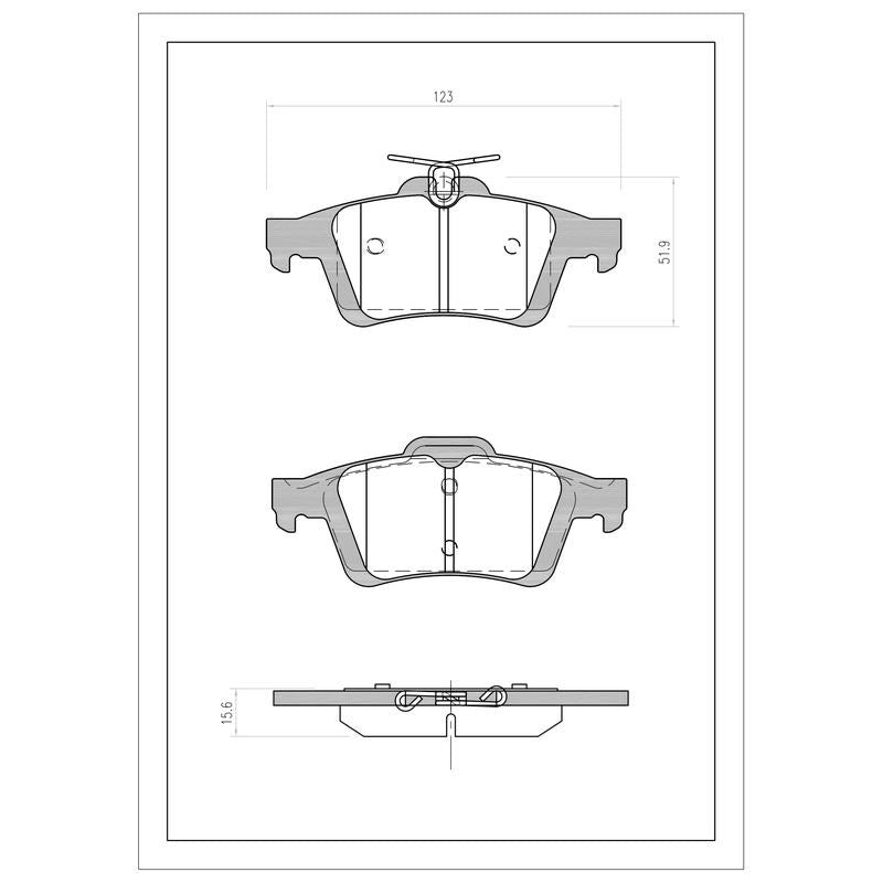 SURESTOP BRAKEPAD SP1578 #A4