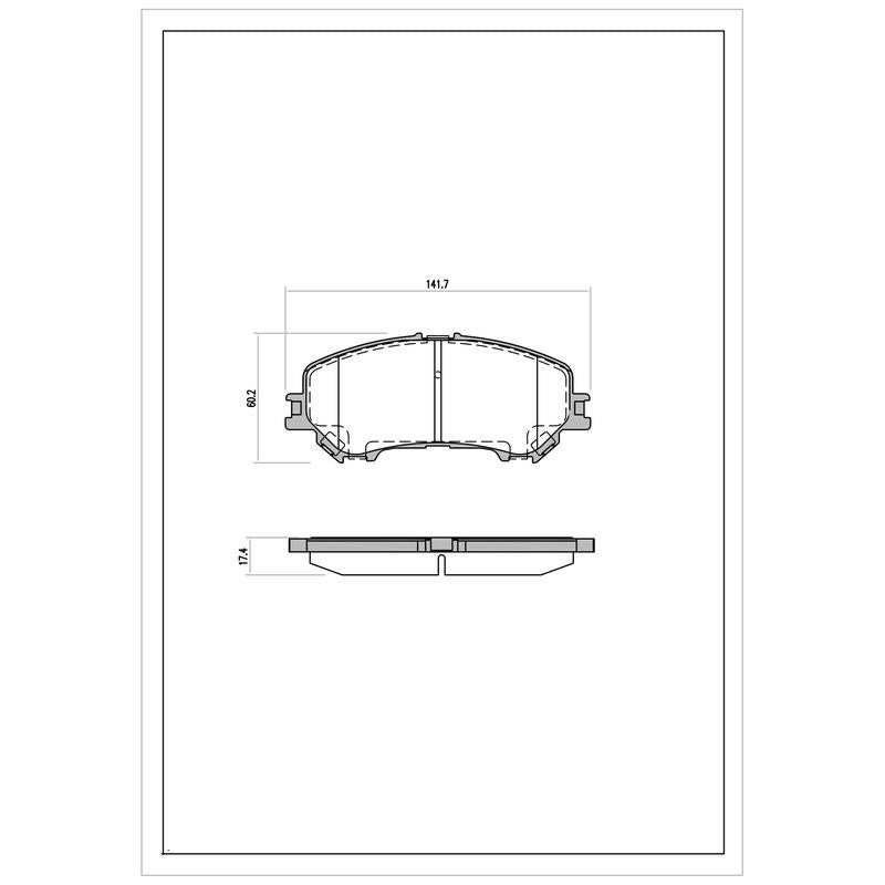 SURESTOP BRAKEPAD SP1670 #A65