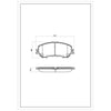 SURESTOP BRAKEPAD SP1670 #A65