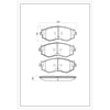 SURESTOP BRAKEPAD SP1942