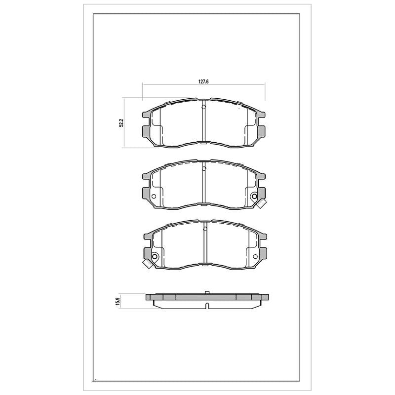 SURESTOP BRAKEPAD SP2047