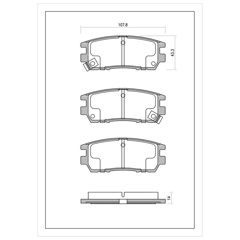 SURESTOP BRAKEPAD SP2056 #A92