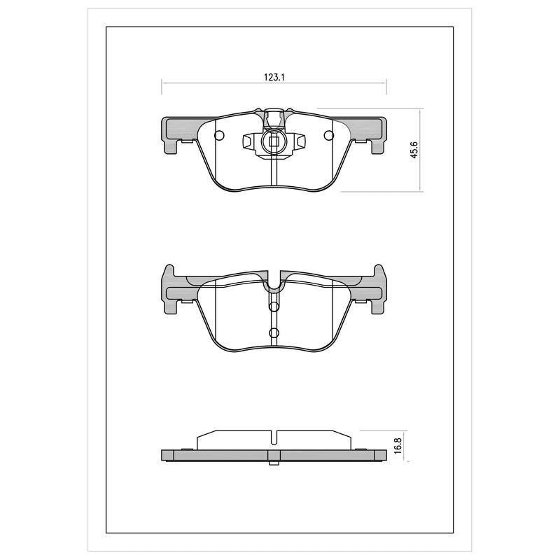 SURESTOP BRAKEPAD SP20767 #A95