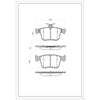 SURESTOP BRAKEPAD SP21768 #A58
