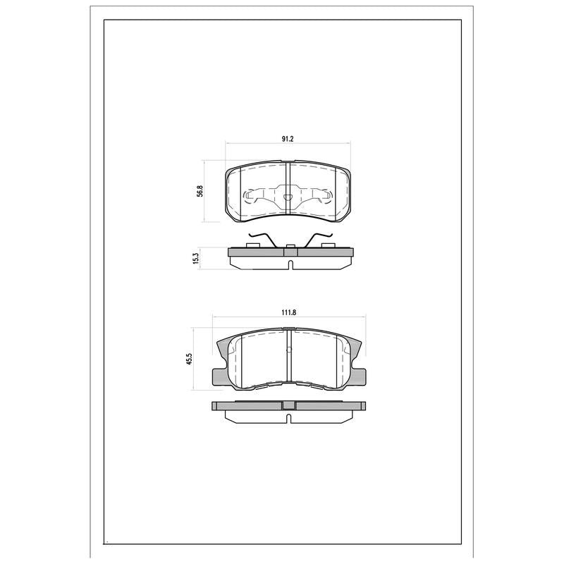 SURESTOP BRAKEPAD SP2226 #A18
