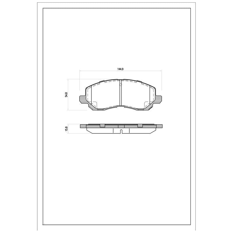 SURESTOP BRAKEPAD SP2235 #A15