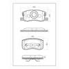 SURESTOP BRAKEPAD SP2376 #B7
