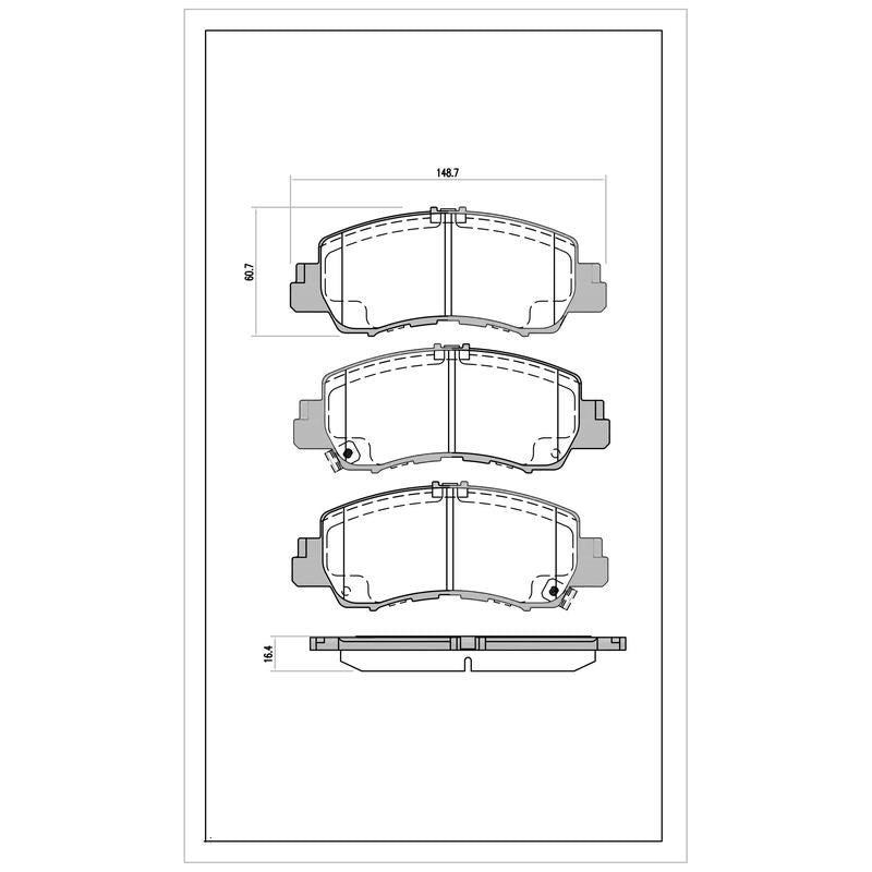 SURESTOP BRAKEPAD SP2682