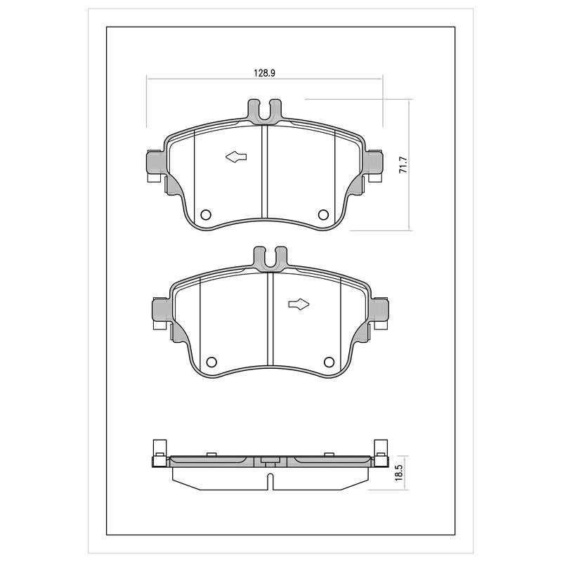 SURESTOP BRAKEPAD SP29763