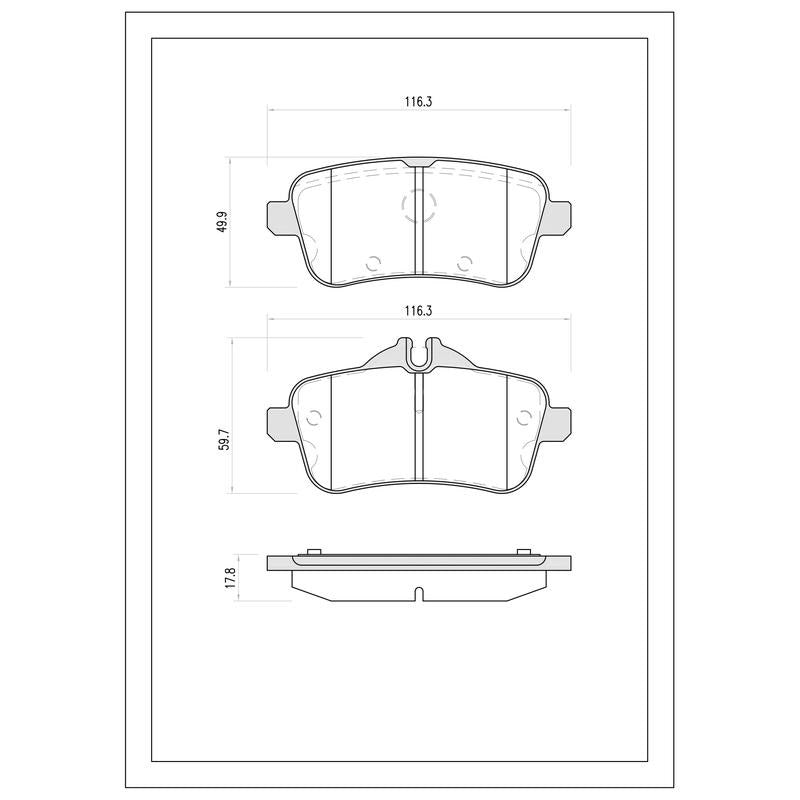 SURESTOP BRAKEPAD SP29776 #B37