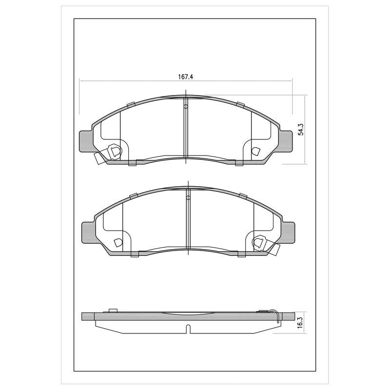 SURESTOP BRAKEPAD SP3677