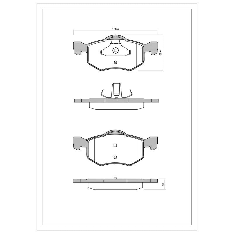 SURESTOP BRAKEPAD SP4671