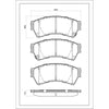 SURESTOP BRAKEPAD SP4672 #B64